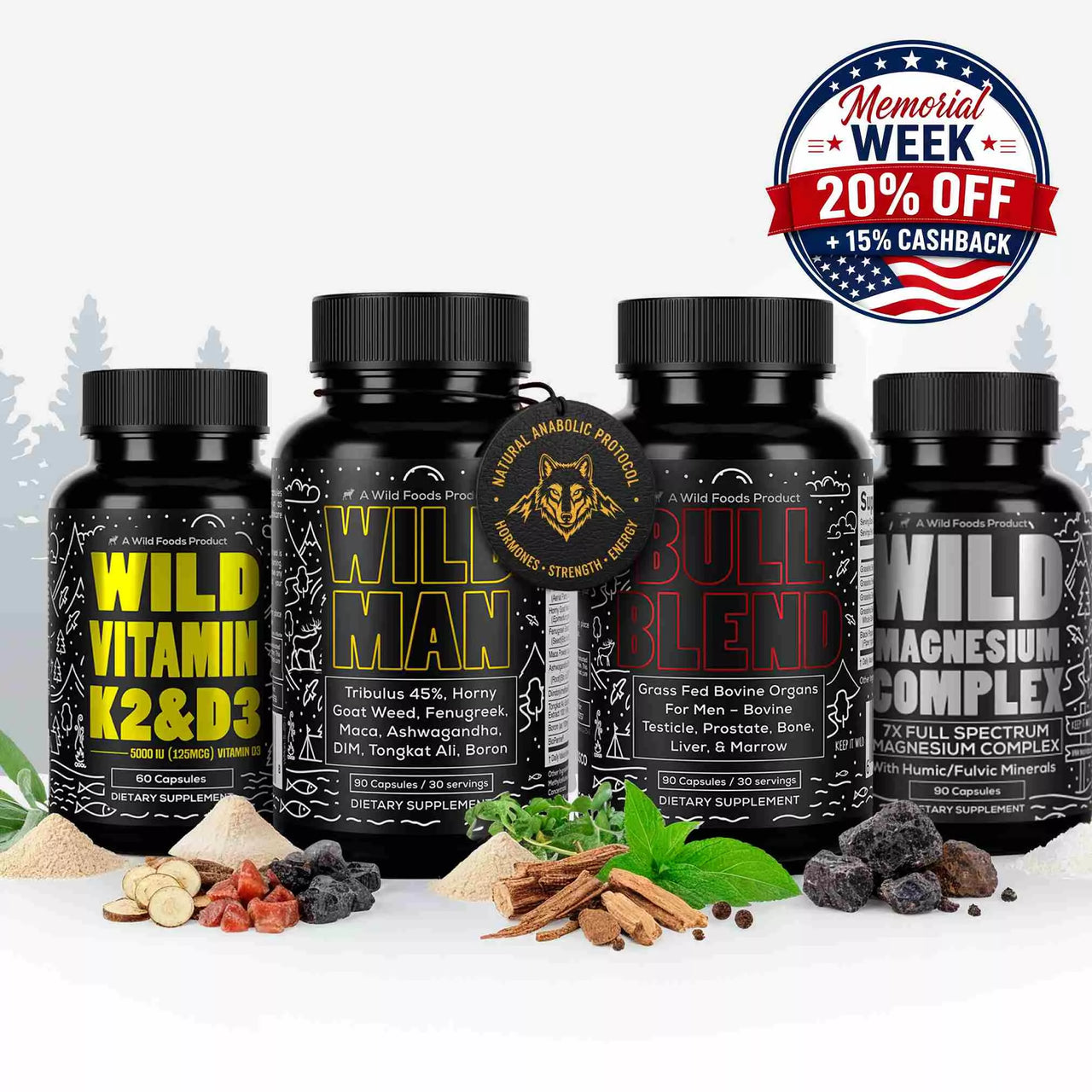 Wild Man Bundles: Natural Anabolic Support