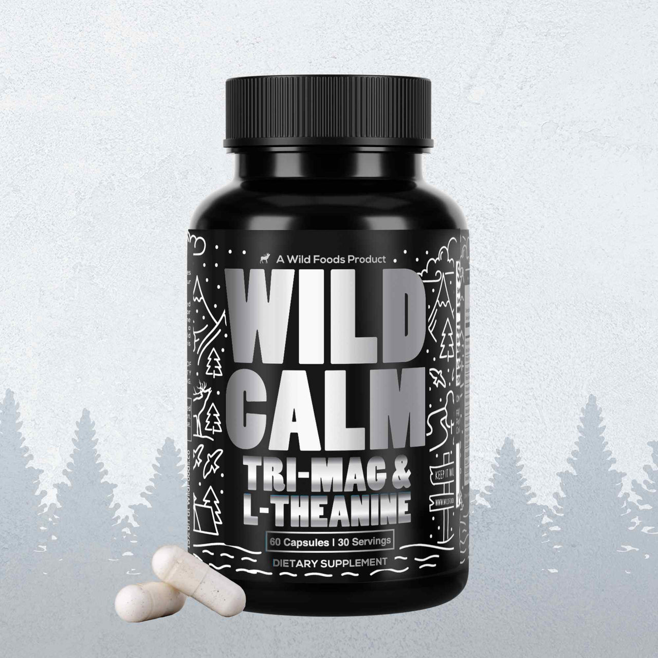 Wild Tri-Mag – Triple Magnesium Complex for Sleep w/L Theanine