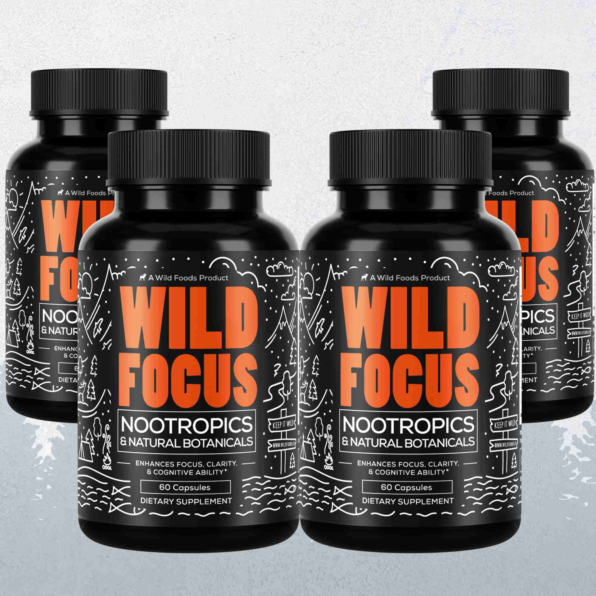 Focus Nootropic Blend, 30 servings – Cognitive Support for Memory & Fo