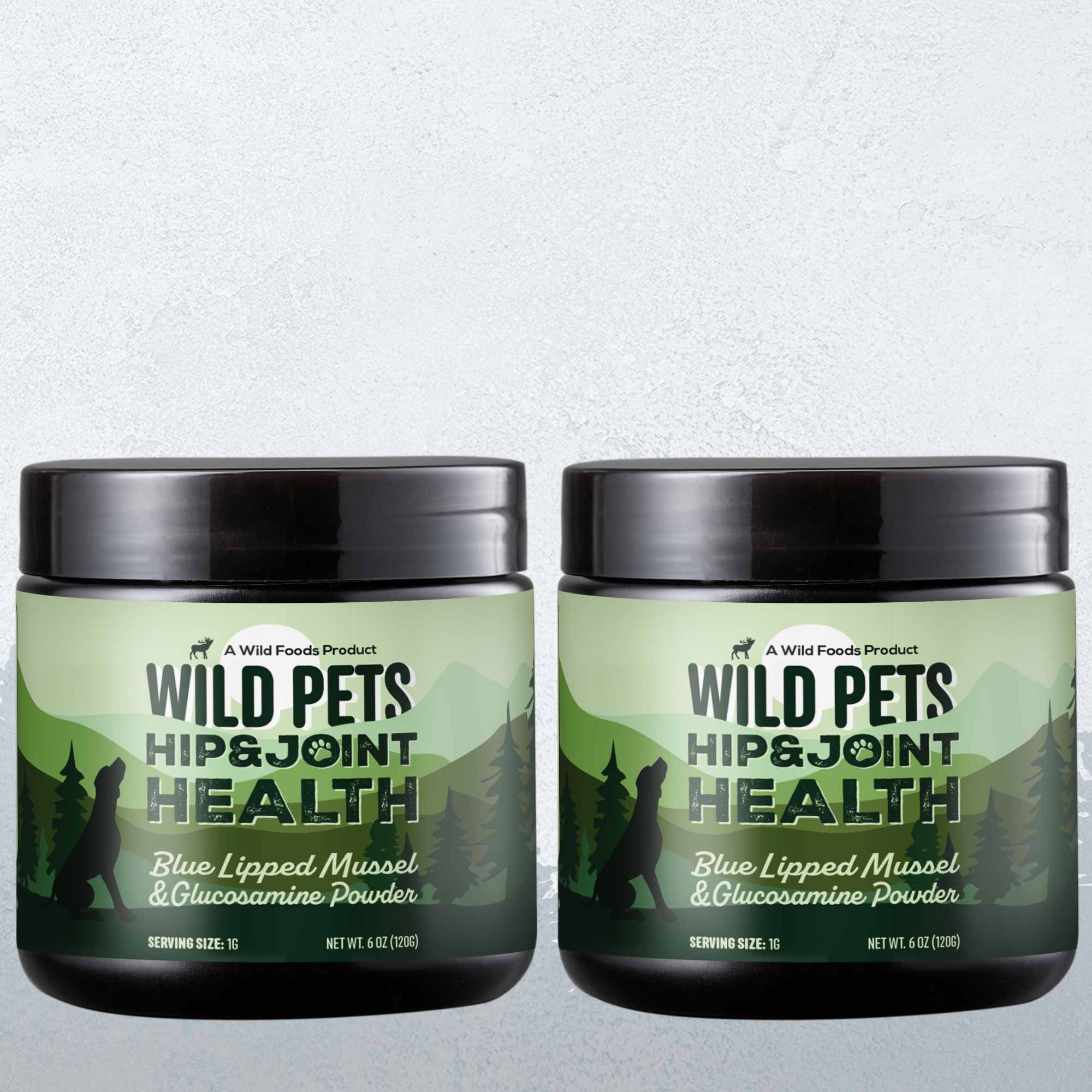 NEW!! Wild Pets Blue Lipped Mussel & Glucosamine Powder for Hip & Joint Health –  120g