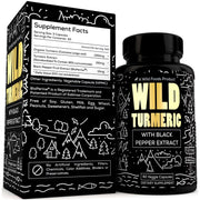 WHOLESALE Wild Turmeric Extract Capsules, 90ct 500mg CASE OF 12 Wholesale Wild Foods   