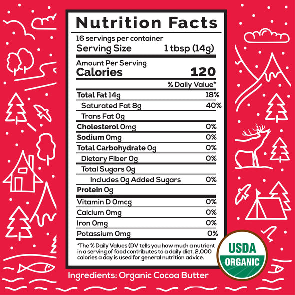 Cocoa Butter Wafers, Raw & Organic 16oz case of 6 Wholesale Wild Foods   