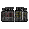 The Wild Man Stack: Bull Blend Organs Complex + Wild Man Herbal Testosterone Blend Supplements Wild Foods 90d Supply (Six Bottles)  