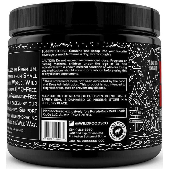 Wild Reds Powder - All-Natural Pre-Workout Energy Mix 5.8oz CASE OF 12 Wholesale Wild Foods   