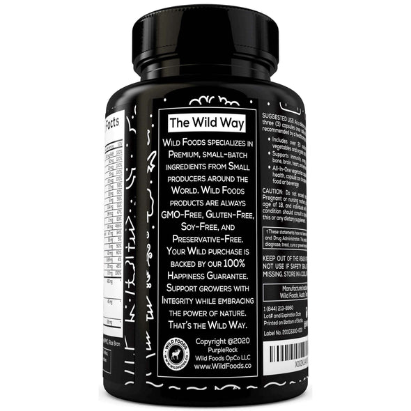 Whole Food Daily Multivitamin for Men case of 12 Wholesale Wild Foods   