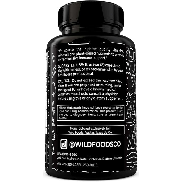 Wild 7-in-1 Immune Support Wholesale Case of 6 Wholesale Wild Foods   