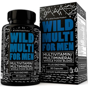 Whole Food Daily Multivitamin for Men case of 12 Wholesale Wild Foods   