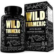 WHOLESALE Wild Turmeric Extract Capsules, 90ct 500mg CASE OF 12 Wholesale Wild Foods   