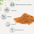 Wild Chaga Mushroom Powder Extract Mushrooms Wild Foods   