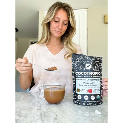CocoTropic Organic Cocoa Mushroom Mix Mushrooms Wild Foods 8oz  