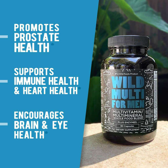 Whole Food Daily Multivitamin for Men case of 12 Wholesale Wild Foods   