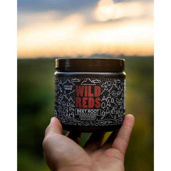 Wild Reds Powder - All-Natural Pre-Workout Energy Mix 5.8oz CASE OF 12 Wholesale Wild Foods   