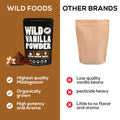 Vanilla Powder - Ground Whole Vanilla Beans Ingredients Wild Foods   