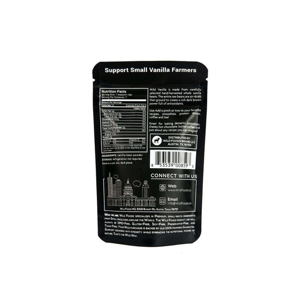 Vanilla Powder - Ground Whole Vanilla Beans Wholesale Case of 12 Wholesale Wild Foods   
