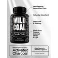 Activated Charcoal Capsules made from 100% Organic Coconuts, 120ct Supplements Wild Foods TWO ($15.99ea)*  