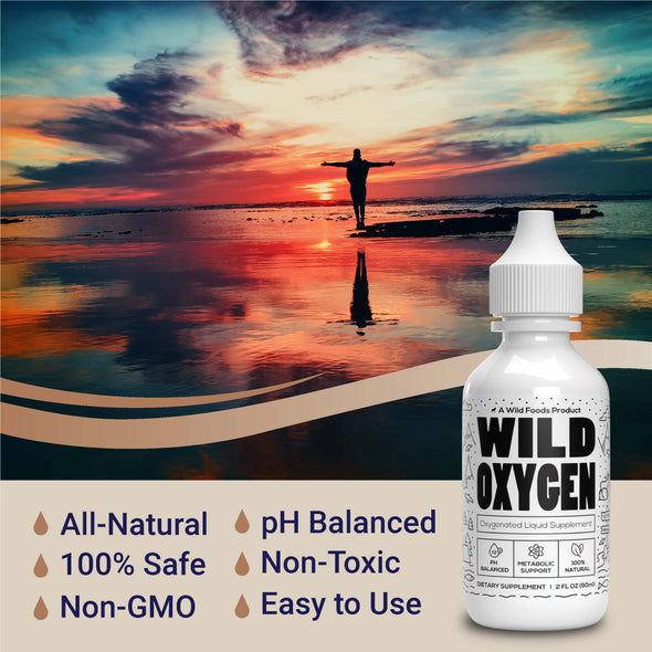 Wild Oxygen - Liquid Mineral Supplement 2oz - case of Six Wholesale Wild Foods   