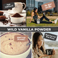 Vanilla Powder - Ground Whole Vanilla Beans Ingredients Wild Foods   