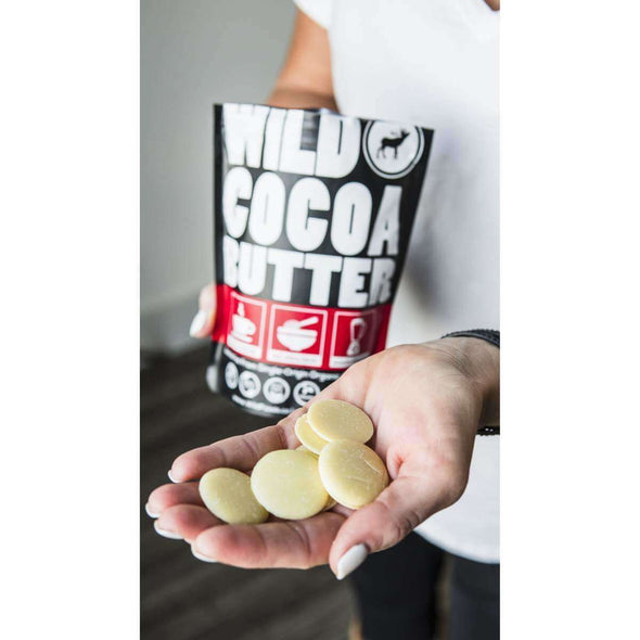 Cocoa Butter Wafers, Raw & Organic 16oz case of 6 Wholesale Wild Foods   