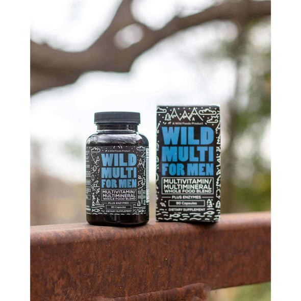 Whole Food Daily Multivitamin for Men case of 12 Wholesale Wild Foods   