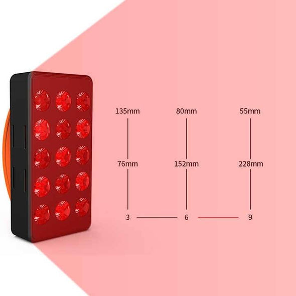 Noble Red 75w Handheld Red Light Therapy Panel - 660nm to 850nm Red and Infrared Light Red Light Wild Foods   