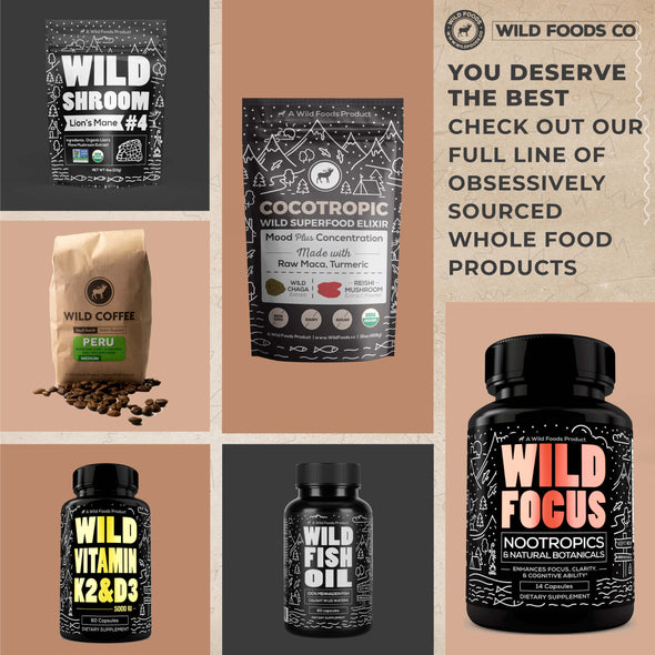 Wild Grass-Fed Whey Protein Wholesale case of 6 Wholesale Wild Foods   